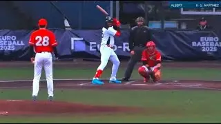 Mathias Albert 🇦🇹 | Starting vs France | Senior European Baseball Championship 2025 &ndash; Rotterdam, NED