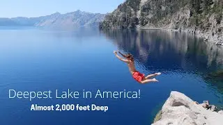 Hiking Garfield Peak | Cliff Jumping in Crater Lake National Park (4K)