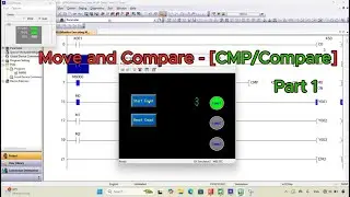 Move and Compare Function[CMP/Compare] PLC Mitsubishi Part 1-PLC Ladder Logic