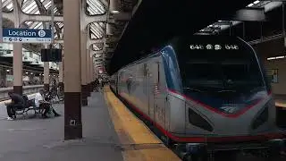 ACELA/CREZCENT/KEYZTONE/ZILVERMETEOR-R/NJCL: (METROLINER #9633 AEM-7 BELL & #9645 P42DC BELL)