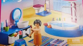 Playmobil po polsku. Unboxing zestawu playmobil  ,,Łazienka z wanną 