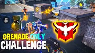 Grenade Only Challenge On High Rank - Garena Free Fire
