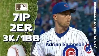 Adrian Sampson | July 25, 2022 | MLB highlights