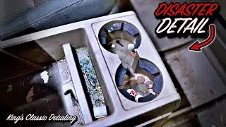 KING'S EXTRACTOR SET UP AND INTERIOR DETAIL HONDA RIDGELINE! STICKY CUP HOLDER CLEANING TIP!