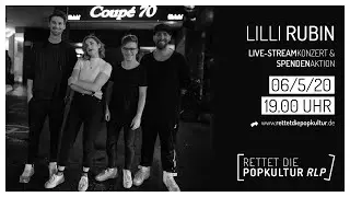 🔴 LIVE: Lilli Rubin &bull; Rettet die Popkultur RLP &bull; Spendenaktion & Live-Stream Konzert