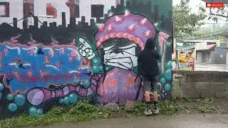 How to make Graffiti | TRVMATA - NO JOKE | Vlog#10 | Philippine Graffiti | S4A | ESA | Emok TV