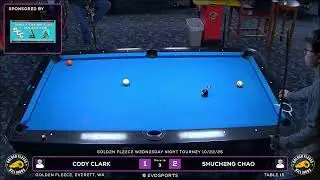 CODY CLARK  vs SHUCHENG CHAO  - GOLDEN FLEECE - TABLE 15 | EvoSports