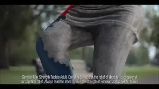 ASFR Commercial #7 - Female Runner Petrifies From Constipation - 2021 Senokot Max Ad 