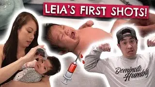 Baby Gets 2 Month Shots | Baby Gets Fever?!