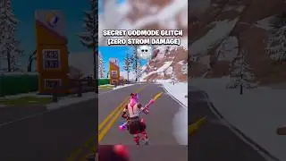 SECRET GODMODE GLITCH (ZERO STORM DAMAGE) in Fortnite Chapter 7 💀 #fortnite #shorts