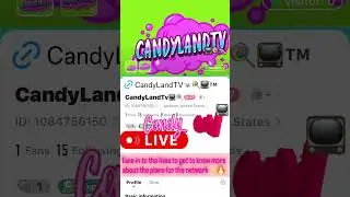 Follow my new tv show network  on bigo.tv, Facebook and Instagram 🍬🍭📺&trade;️