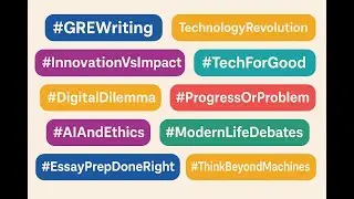 GRE-style sample essay in response to prompt related to the technology revolution