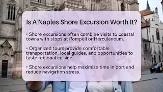 Is A Naples Shore Excursion Worth It? - The Rail and Cruise Experts