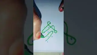 Simple Kolam | Easy kolam | Daily Kolam With Boost