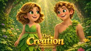 The Story of the Creation of the Universe: Adam and Eve - Children's Bible Cartoon