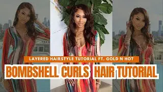 Did I get my hair done at a salon 👀 | Bombshell Curls Hair Tutorial Ft. Gold N Hot
