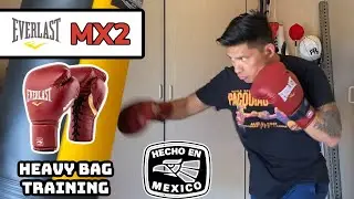 HEAVY BAG TRAINING- Everlast MX2 Boxing Gloves