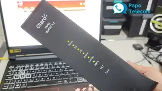 internet Claro Coaxial 500 mega - Modem Techicolor TC3102 (configura&ccedil;&otilde;es e velocidade cabo e Wi-Fi)