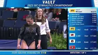 Grace Anne Davis || vault- 2023 SEC Champs Vault Session I