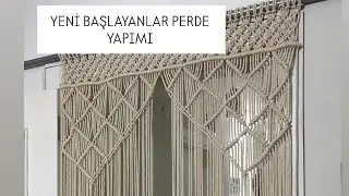 DIY-Yeni Başlayanlar İçin Perde Yapımı/En Basit Teknikler 🌸#handmade #diy #diycrafts 