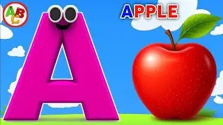 English Alphabet |Learn Alphabets A to Z| Learning Preschool Learning  A for Apple phonetics 