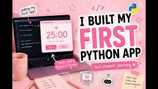 I BUILT MY FIRST PYTHON GUI  APP 💻🌸