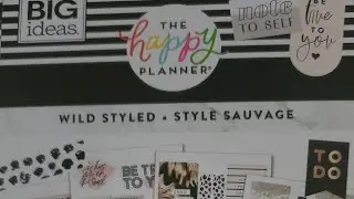 Happy Planner Wild Styled Sticker Book #stickerbook #flipthrough
