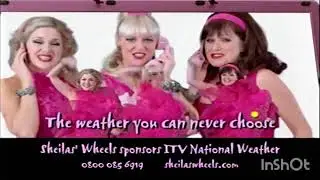 (REUPLOAD) Sheilas' Wheels sponsors ITV National Weather - Online Ident 2009 (5-seconds)
