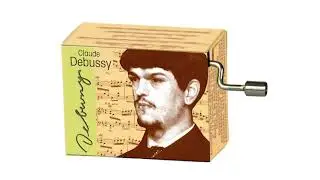 Classical Composers Hand Crank Music Box (Debussy- Clair De Lune)