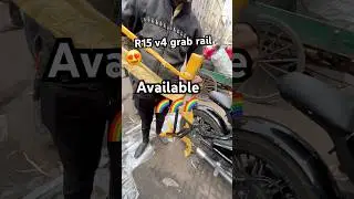 Yamaha r15 v4 grab rail hand grip 8586962944 modification #bike #r15v4 #karolbagh #tranding #shorts