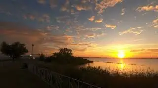 Sunrise Timelapse over the 2024 Ironman Maryland Swim Course in the Choptank River
