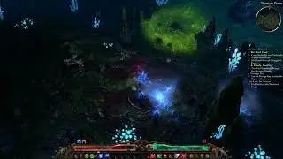 Grim Dawn Mountain Deeps run with Shaman build