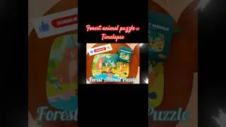 Forest Animal Puzzle :: Timelapse Video #puzzle #puzzlechallenge #puzzletoys #toys #timelapse