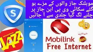 MOBILINK JAZZ FREE INTERNET TRICKS ||SKY VPN NEW METHOD 2019
