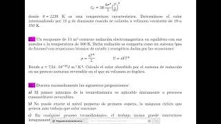 Temas 10 y 11. Problema 21. Gas de fotones