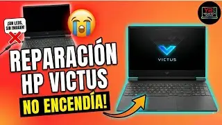 LAPTOP HP VICTUS NO ENCIENDE 💻👉#yesatechrepair #hpvictus #hpvictus15 #hpvictus16 #laptophp