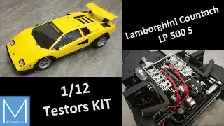 1/12 Testors Lamborghini Countach LP500S
