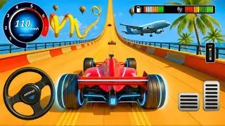 😎 Impossible Mega Ramp Stunt Racing 3D - GT  FORMULA CAR STUNT MASTER - ANDROID GAMEPLAY