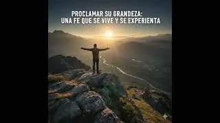 PROCLAMAR SU GRANDEZA: UNA FE QUE SE VIVE Y SE EXPERIMENTA