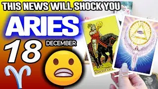 Aries ♈⚠️THIS NEWS WILL SHOCK YOU⚠️ horoscope for today DECEMBER 18 2025 ♈ #aries tarot DECEMBER