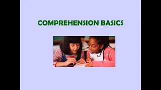 comprehension basics