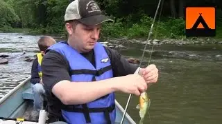 Where to find panfish on a river - three important factors