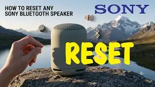 How to Factory Reset ANY Sony Bluetooth Speaker (SRS LSPX SRS-XB13 RA SRS-XB33 SRS-XB43 SRS-XG300)