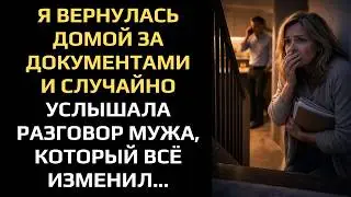 Я ВЕРНУЛАСЬ ДОМОЙ ЗА ДОКУМЕНТАМИ И СЛУЧАЙНО УСЛЫШАЛА РАЗГОВОР МУЖА, КОТОРЫЙ ВСЁ ИЗМЕНИЛ...