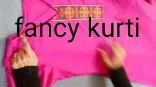 Fancy kurti cutting method //pocket attach karne ke perfect method //kali wali kurti