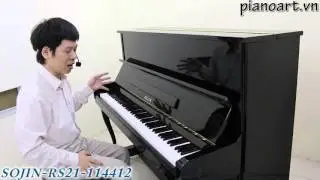 [B&aacute;n Piano] Pianoart giới thiệu đ&agrave;n piano SOJIN RS21 - 114412 - Happy Birthday