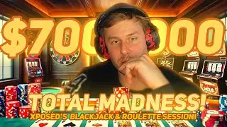 $700,000 At Risk?! Full Send Degen At Blackjack & Roulette Table!