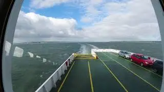 Timelapse: Red Funnel Ferry - Crossing The Solent