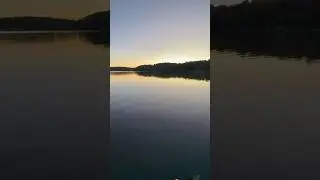 August Sunset on Lake Musconetcong | Nature&rsquo;s Calm in Real Time #shorts #nature #peaceful #relaxing
