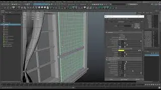 Maya Create Curtains with nConstraint